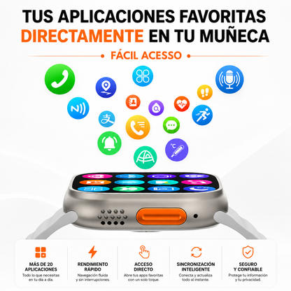 ⌚ Reloj Inteligente 2026 – Un potente mini celular en tu muñeca con doble cámara y SIM Card