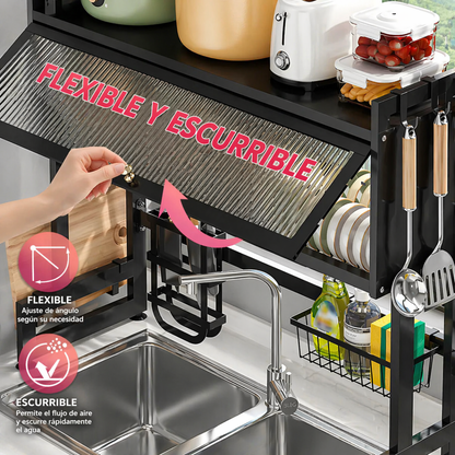 Escurridor De Platos Con Almacenamiento